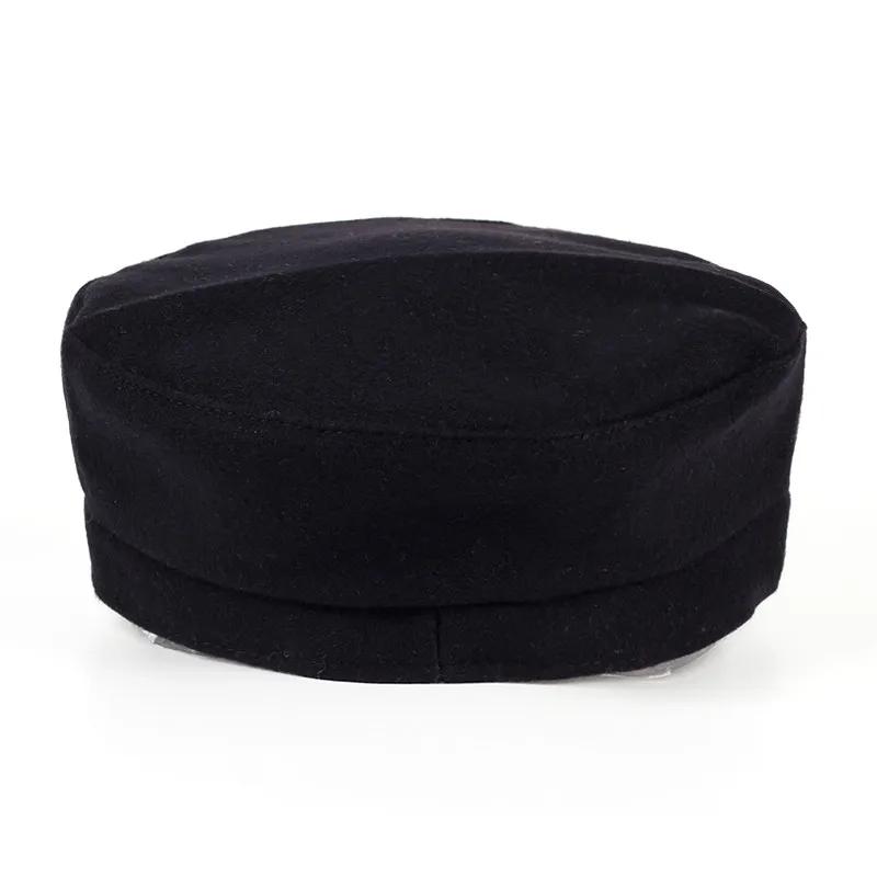 Unisex Rivet Chain Navy Hat Spring and Autumn Outdoor Casual Adult Sun Hats Hip Hop Beret Hat Sunscreen Hat Sports Cap