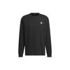 Logo Print Loose Fit Long Sleeve T-Shirt Men Tops Black JF3925