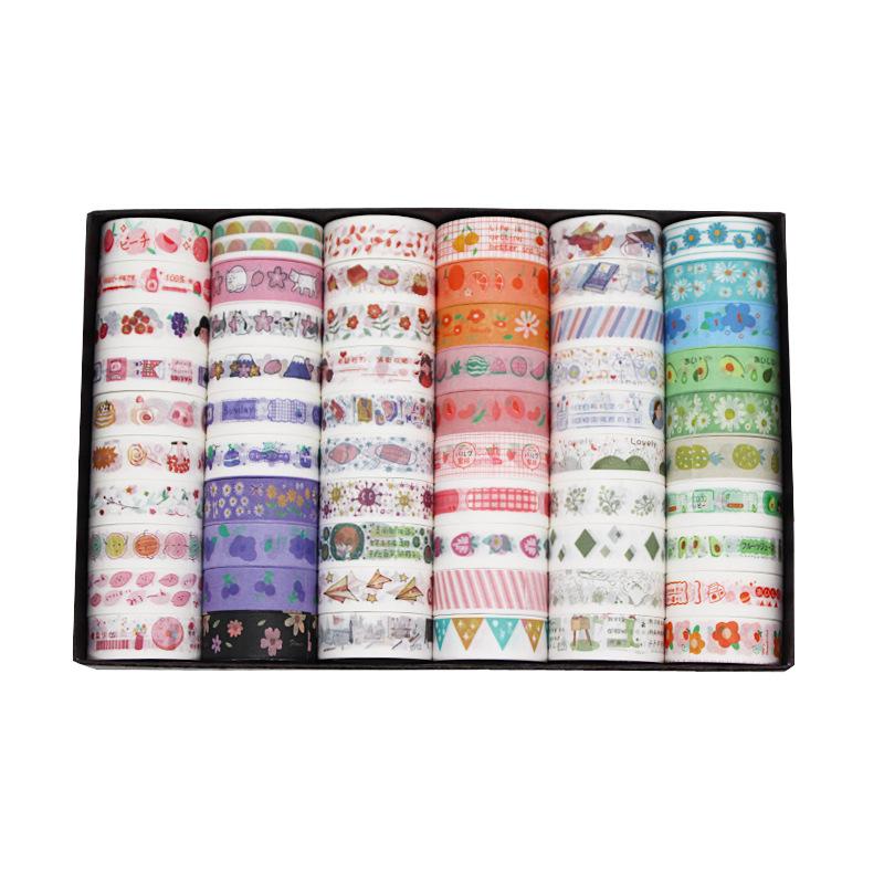 60 Rolls of Cute Cartoon Tape for Children