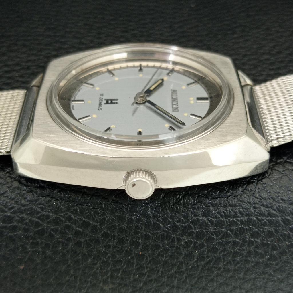 VINTAGE ALLWYN 6300A HAND-WINDING INDIA MENS ORIGINAL DIAL WATCH a706079-1