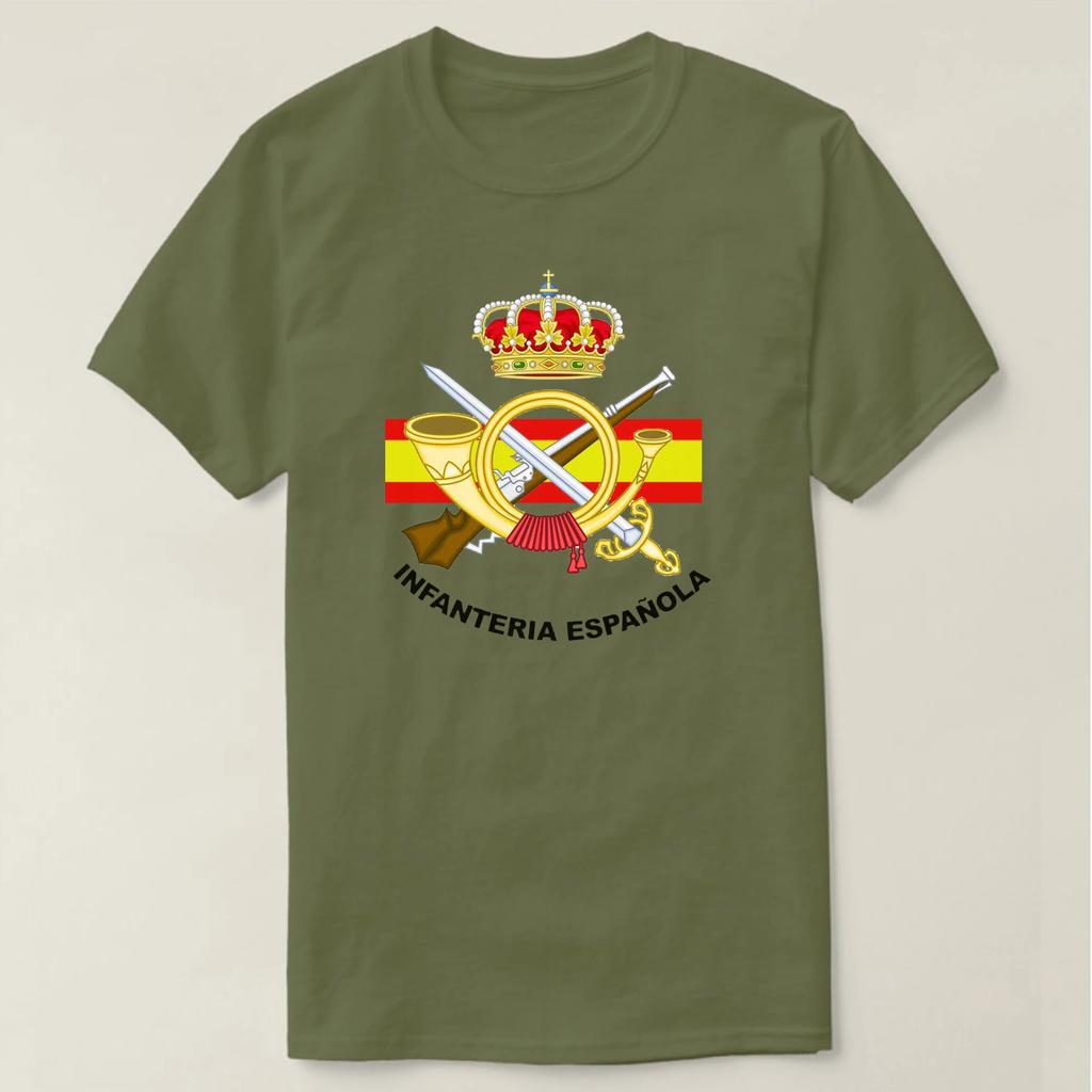 T-shirt Premium Uomo Fanteria Spagnola Cotone Alta Qualità Vestibilità Larga Taglie Grandi Traspirante Top Casual T-shirt S3XL