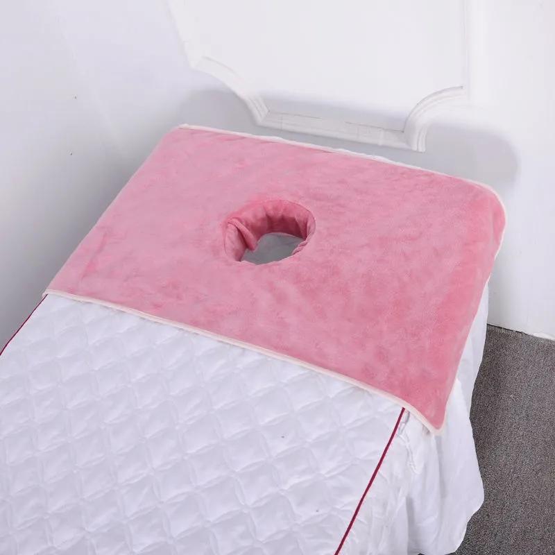 Massage bed towel with hole Soft Absorbent towel For beauty salon special face towel
