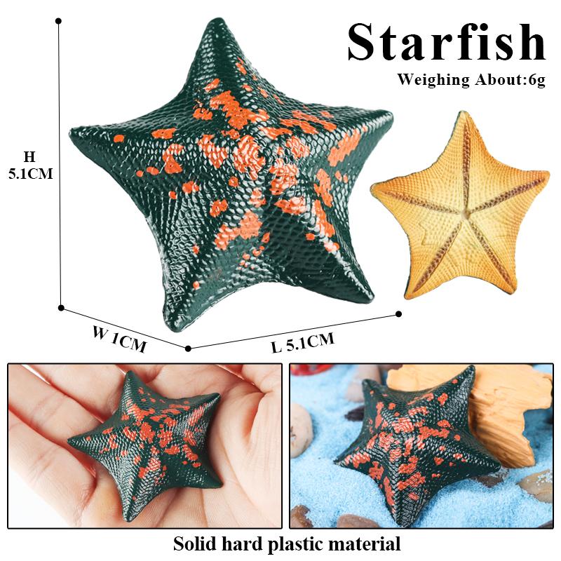 Oenux Meereslebewesen Koralle Krake Nautiloidea Krabbe Seestern Ozean Modell Actionfiguren Pädagogische Sammlung Spielzeug Kindergeschenk