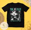Das X-Files TV-Serie Grafik-T-Shirt, Mulder Scully Sci-Fi Mystery Shirt