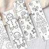 32pcs Paper Blank Bookmarks Cartoon Page Markers Decorative Graffiti Bookmarks  For Book Lover Gift