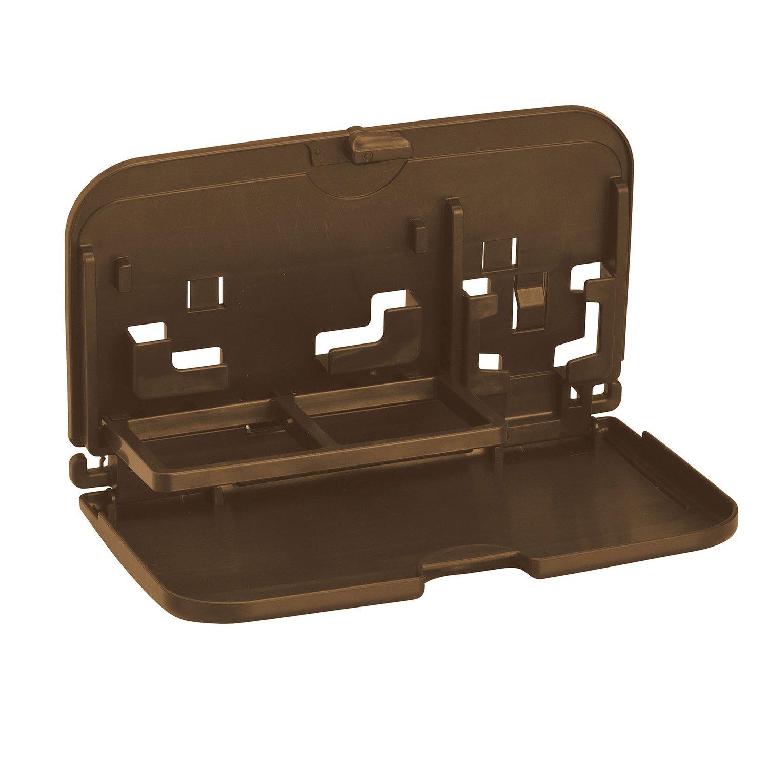 

SEIWA Car Interior Accessories Rear Cafe Rear Tray with Smartphone W853 Tray, Pocket, Brown,