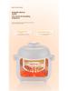 Smart Ceramic Electric Stew Pot: Waterproof, Automatic, Compact for Cooking Porridge & Soup - Ideal Household Gift