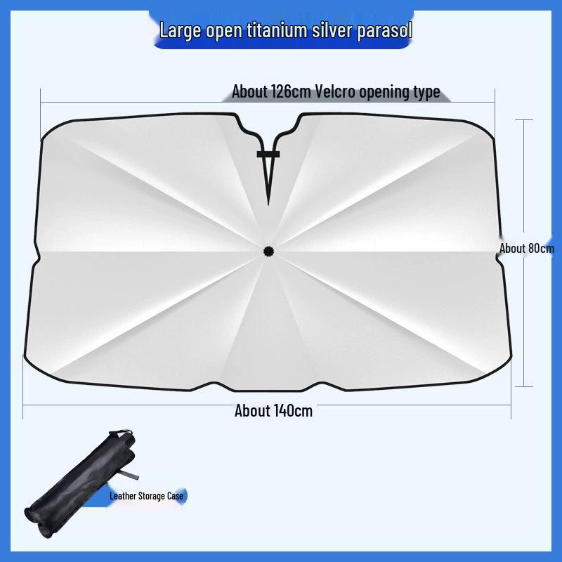 Car Windshield Sunshade: Folding Heat Insulation & Sun Protection Visor