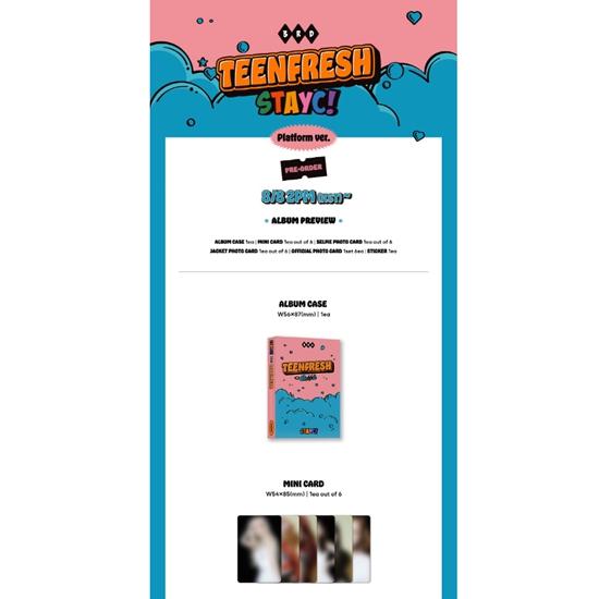 STAYC - mini 3rd TEENFRESH (Platform Ver.)