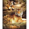 5D DIY Diamond Painting Animal Rhinestone Tiger Diamond Embroidery Wall Art Picture Mosaic Home Decoration Handmade Gift Kit