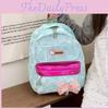 Cute And Playful Bowknot Backpack For Children With Stylish Checkered Pattern