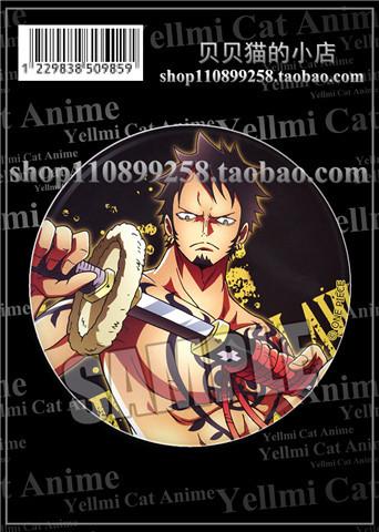 One Piece Anime Badge Set Luffy Red Hair Shanks Hawk Eye Law Ace Sabo Anime Pin Brooch Collection For Fans Merchandise