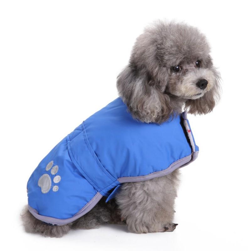 Warm Winter Pet Coat Dogs Cats Thick Cotton Padded Outwear Windproof Outdoor Wear In Multiple Colors
