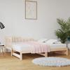 VidaXL Trundle Bed Daybed Sofa Bed Guest Bed Rollaway Bed Living Room Sofa Bedroom 2x(90x200) Cm Wood 820741