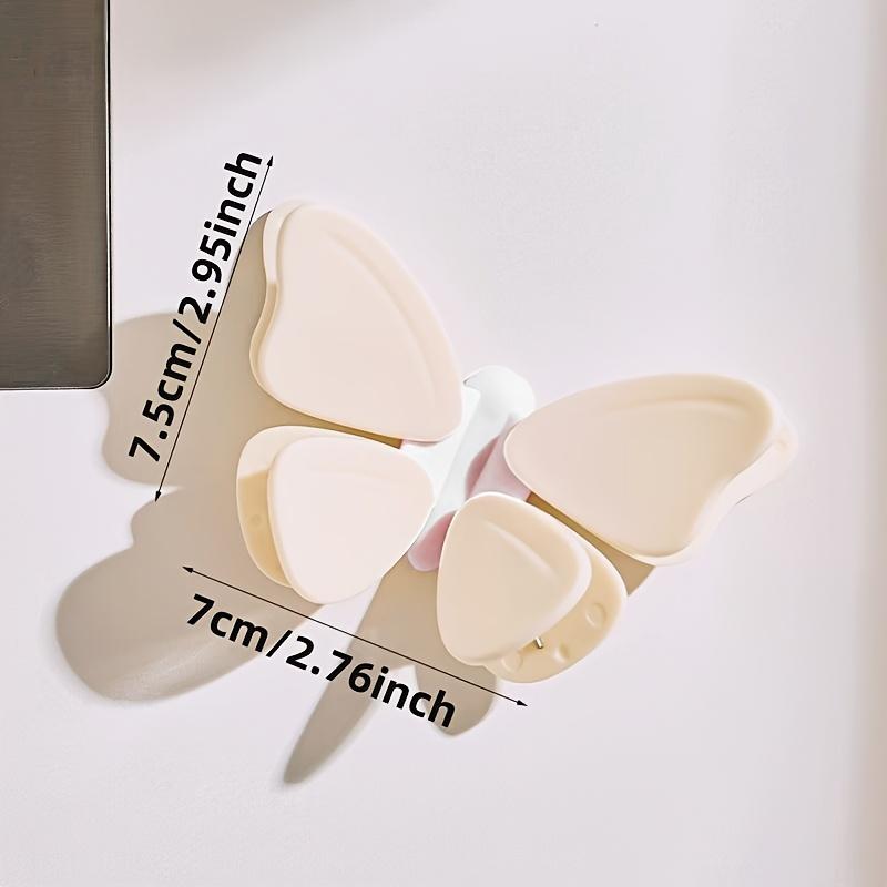 Magnetic Food Storage Clips - Cute Butterfly Design, Durable Plastic, Easy-to-Use for Kitchen & Fridge Organization