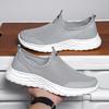 Large size summer mesh shoes casual shoes comfortable and breathable lightweight flat-bottomed lazy shoes