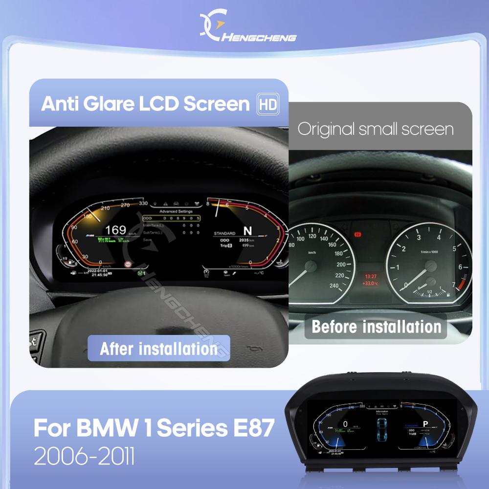 For BMW 1 Series E87 2006-2011 Car Digital Cluster LCD Dashboard Carplay Cockpit Virtual Instrument