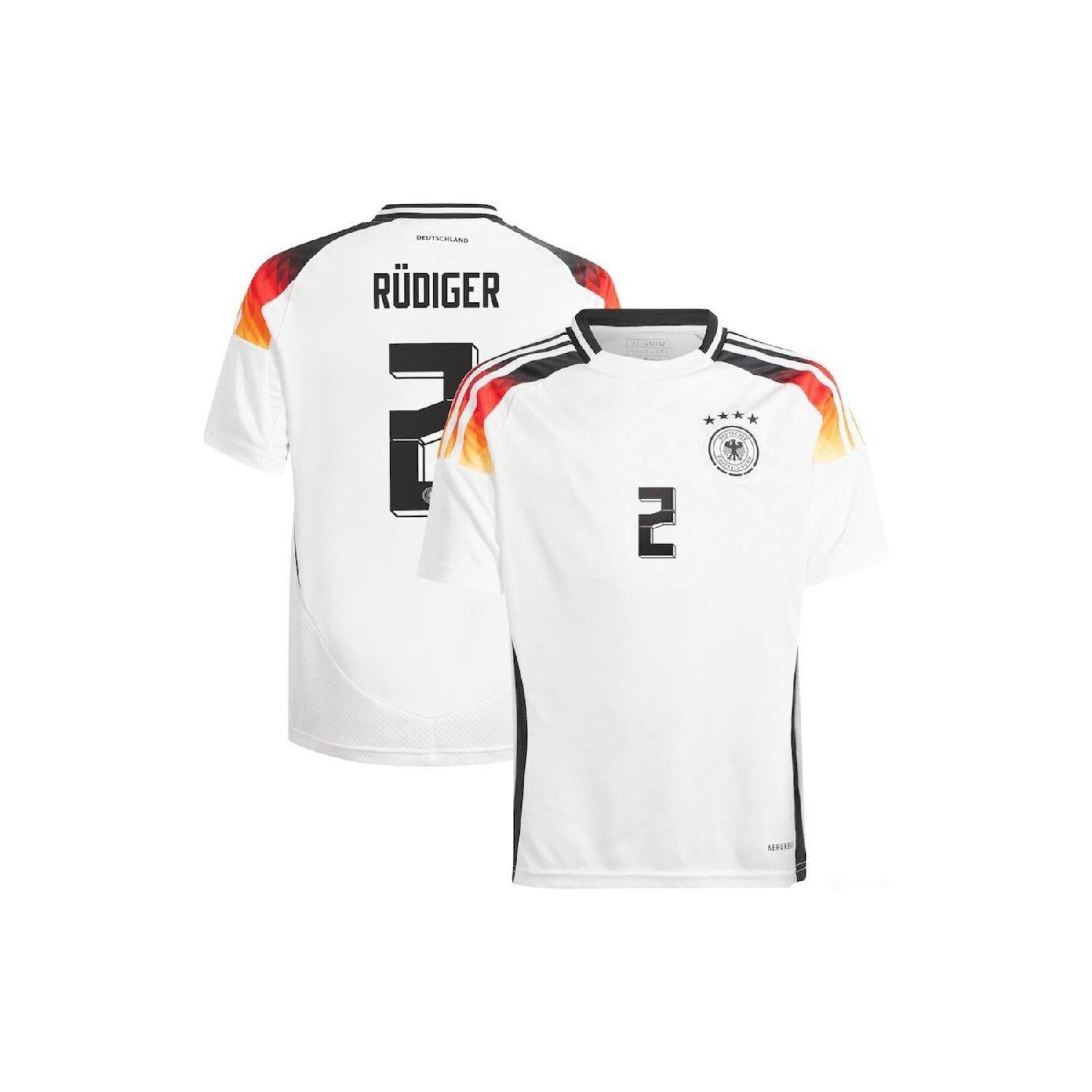

Домашняя майка Антонио Рюдигера Германии Евро-2024 S чистый