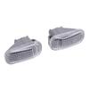 1 Pair Front Side Marker Light Lamp Covers Housing 34301 S5H T02 Replacement for City EP3 Stream Jazz FIT White