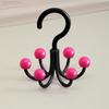 6pcs Portable Rotating Hook Space-Saving Multi-Functional Hooks Hat Tie Bag Hook  Home Storage