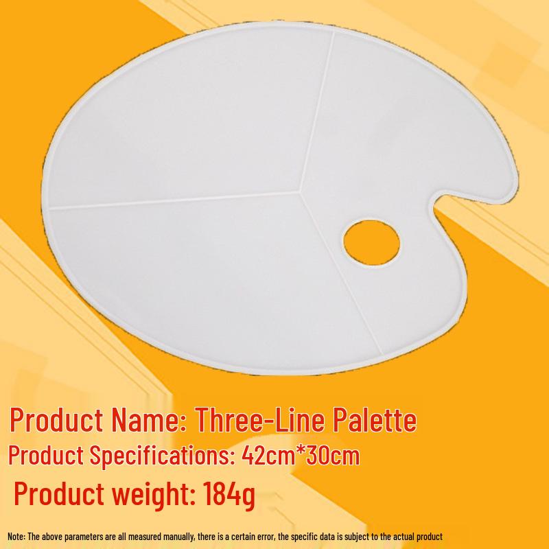 Children's Plastic Color Mixing Palette for Gouache Paints