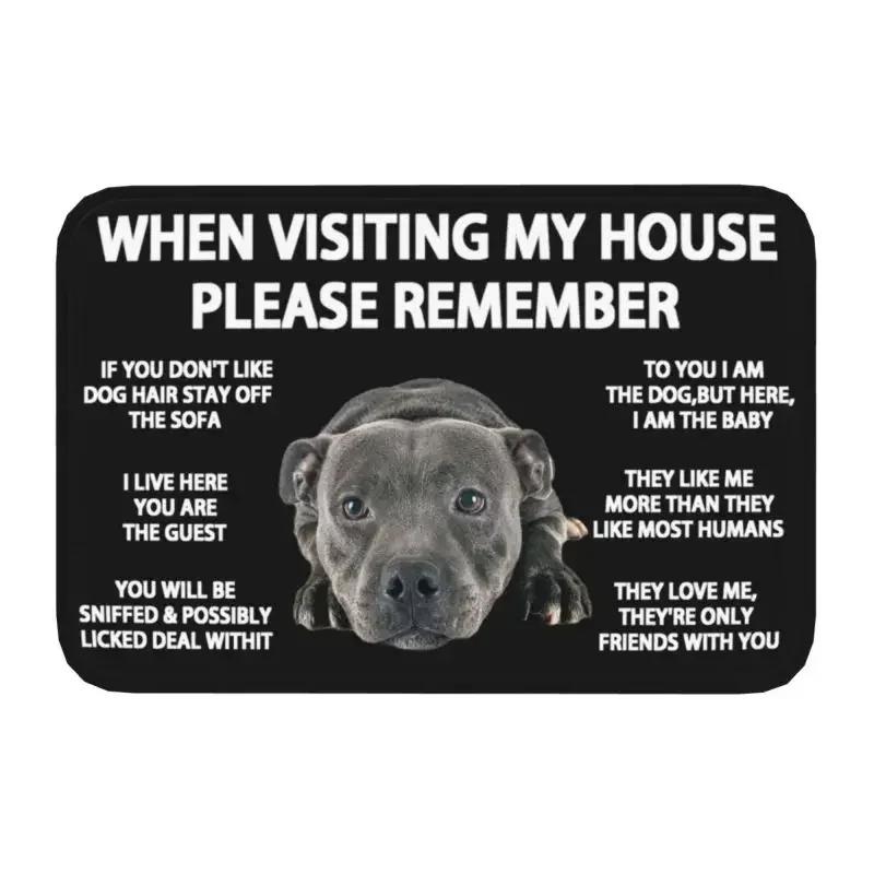 French Bulldog Doormat Mat Anti-Slip Frenchie Dog Bath Kitchen Living Room Rug Carpet 40*60cm