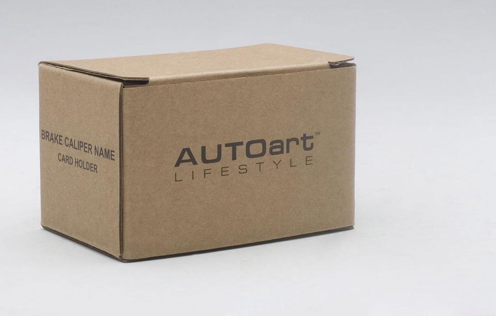 AUTOartDESIGN Brake Caliper Name Card Holder Finished (Red, Product)