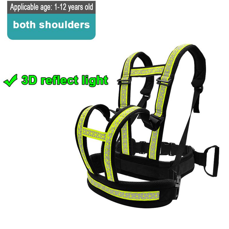 Adjustable Bike Motorcycle Riding Safety Belt for Kids Child Baby Carrier Belt  Passenger Harness With Shoulders Reflective