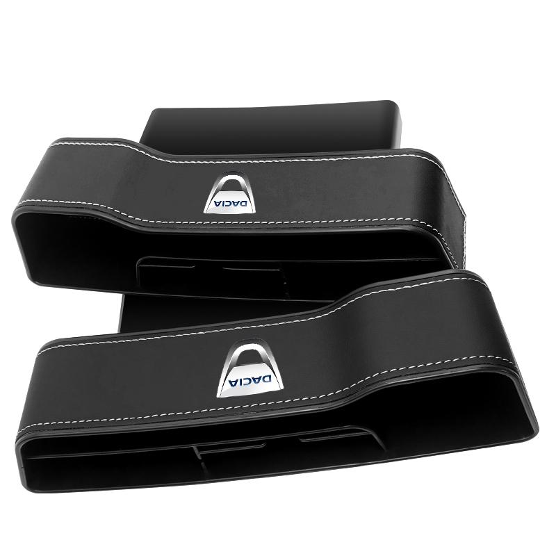 2Pcs Multifunction Car Seat Organizer Seat Crevice Storage Box For Renault Dacia Megane 3 2 4 CC Clio 4 Koleos Clio Laguna 2 3 Duster Logan