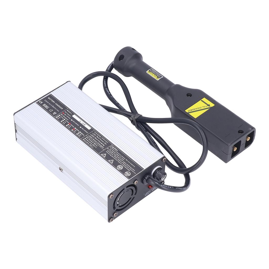 Club Car Battery Charger 36V 5A Silver Shell Aluminium   60HZ Replacement for Taylor Dunn