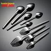 Qianxing Stainless Steel Square Handle Dessert Knife Set
