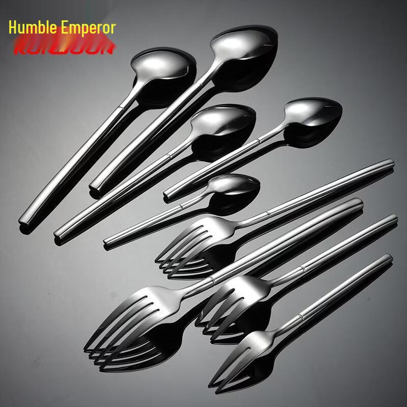 Qianxing Stainless Steel Square Handle Dessert Knife Set