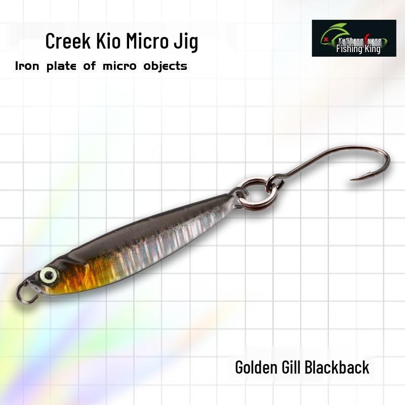 Micro Metal Jig Lure: Compact Falling Stream and Creek Bait for Trout, Chub, Culter, and Tilapia