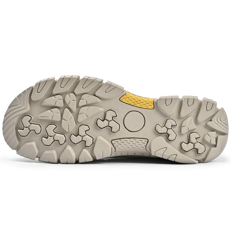 Summer Fashion Men's Beach Sandals Anti-collision Hiking Shoes for Outdoor Hiking Comfortable Breathable Thick-soled Men's Shoes