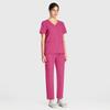 Hospital Doctor Hand Wash Short Sleeve Set V-Neck Fashion Women'S Casual Wear Pet Hospital Hand Wash