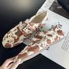 Fashion High Quality Faux Suede Ballet Flats Women Fashion Leopard Shallow Mary Jane Shoes Comfortable Round Toe Brand Designer Shoes