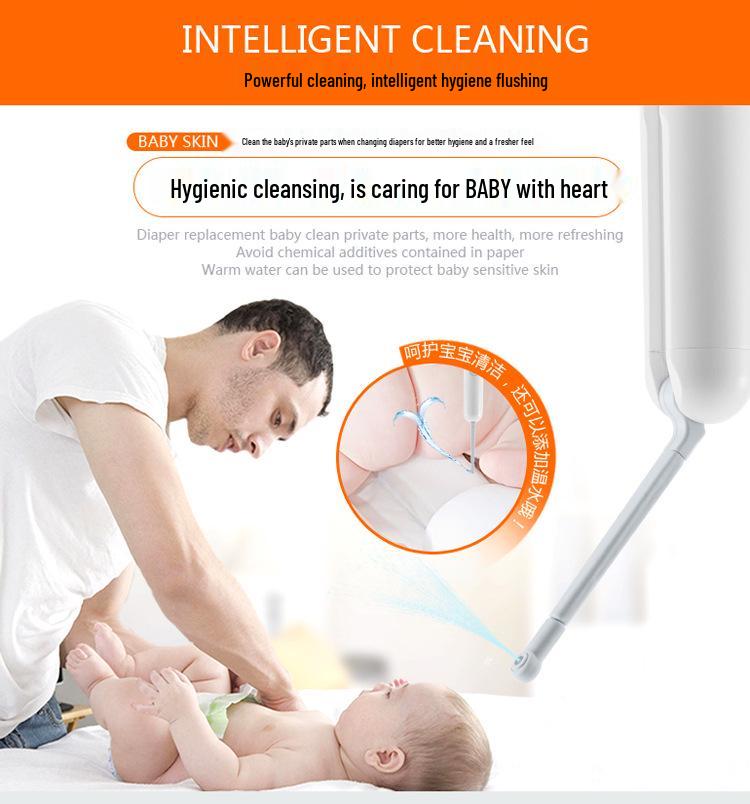 Compact Electric Bidet and Body Cleanser for All Ages