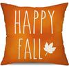 Thanksgiving Pumpkin Pillow Case Autumn Plant Flower Print Pillow Case Home Living Room Sofa Cushion Case