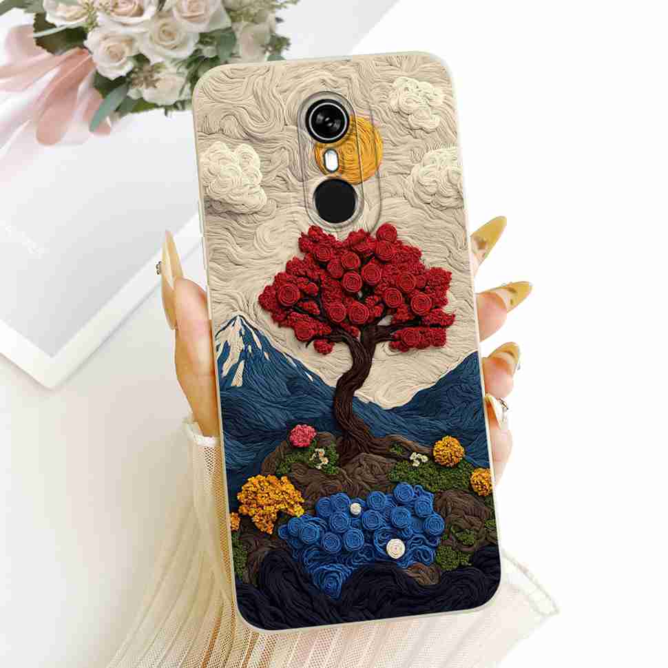 Luxury For Itel A33 5.0" Case Fashion Painted Flowers Silicone Back Cover Coque For ITEL A 33 a33 Full Protection Phone Shell