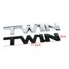 ABS Car Side Emblem Sticker Trunk Badge for Toyota TWIN TURBO Letter Hiace CHR Auris Rav4 Yaris Avensis Camry Harrier