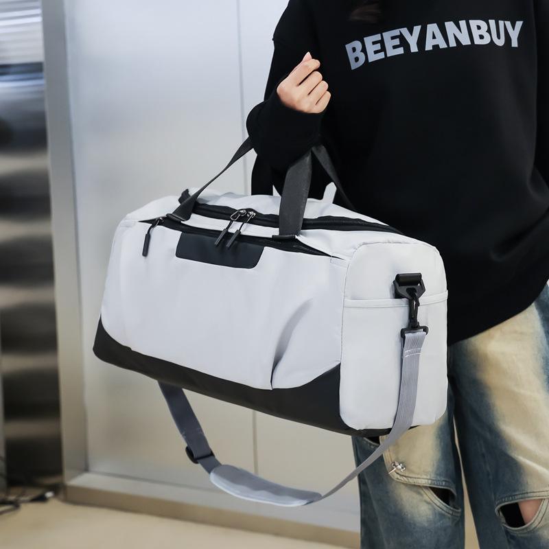 Reisetasche Große Kapazität Reise Geschäftsreise Gepäck Aufbewahrungstasche Herren und Damen Geschäftsreise Tragbar Schulter Umhängetasche Bordtasche