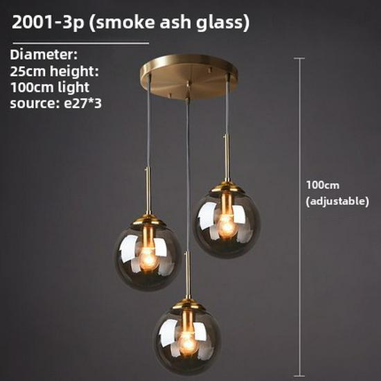 

Скандинавская минималистичная люстра: Современный стеклянный обеденный стол-светильник для кафе, бара, спальни или прикроватной тумбочки. no bulb included