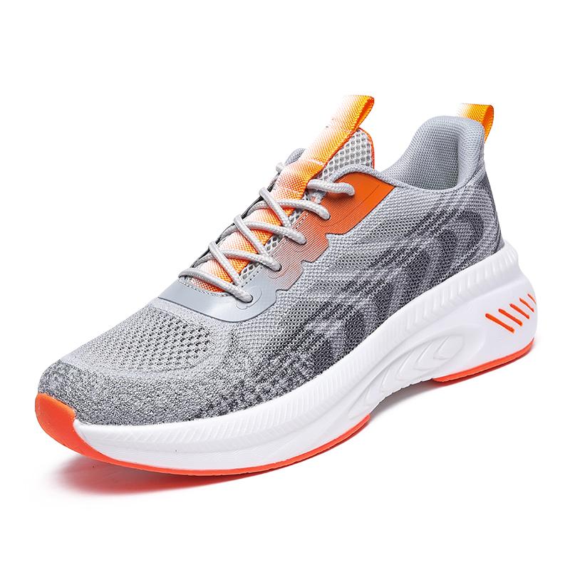 Mens Running Shoes New Trendy Breathable Mesh Sneakers Anti Slip Wear-resistant Outdoor Fitness Training Jogging Shoes Man