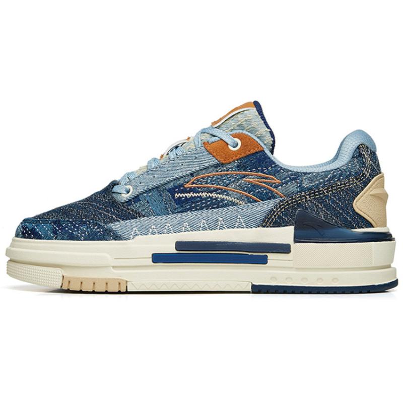 

Anta Bump Low-Top Skateboard Shoes Women s Blue Sneakers 37.5