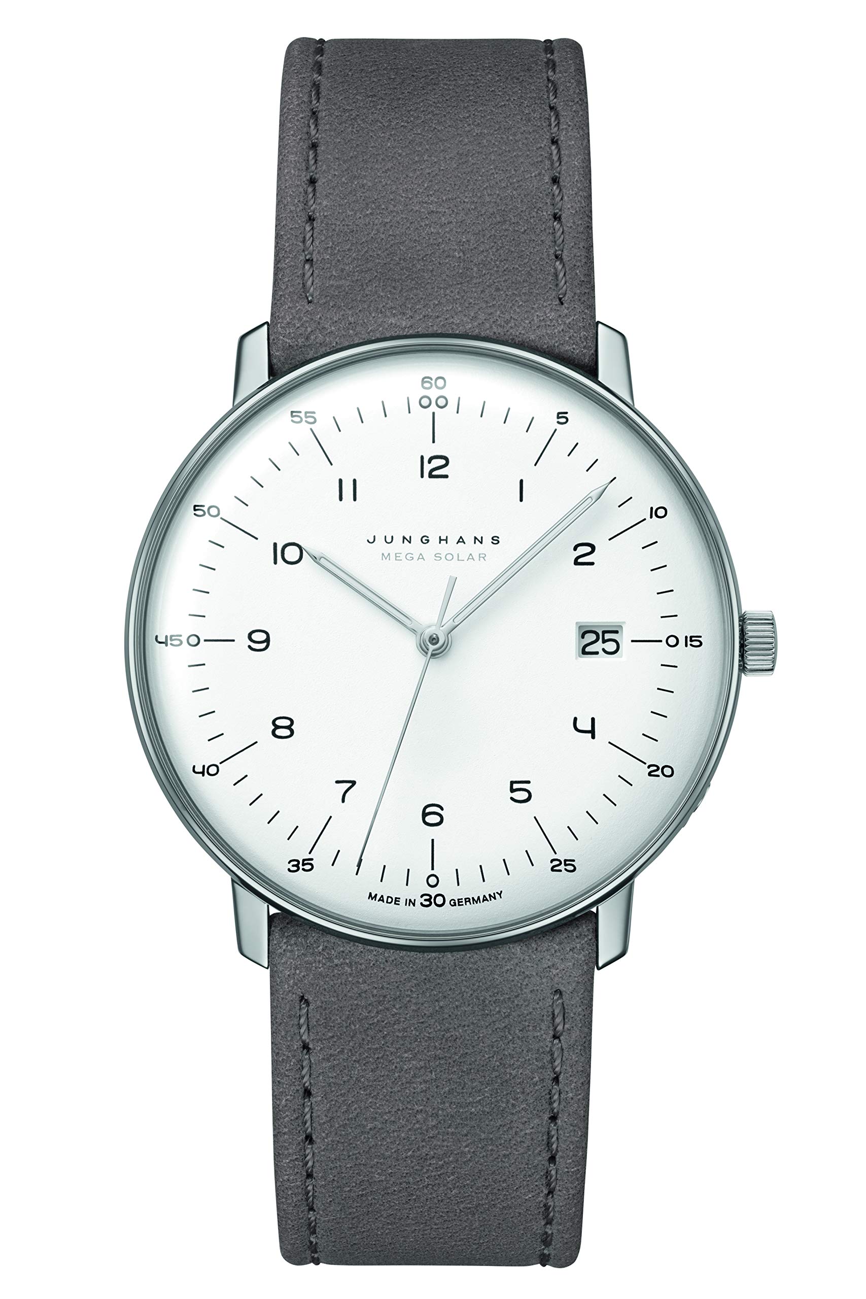 

059 2021 02 Junghans Max Bill Mega Solar Radio Solar Sapphire срібний