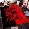 Gaming Carpet with Gamer Zone Text and Console Controller Design Suitable for use as an anti-slip for living room bedroom sofas