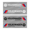 2pcs Car 3D Stickers Auto Side Body Sports Sticker Decals Car Accessories For Volkswagen Golf-4 5 6 7 Bora Jetta POLO MK4 MK6 Bora Passat