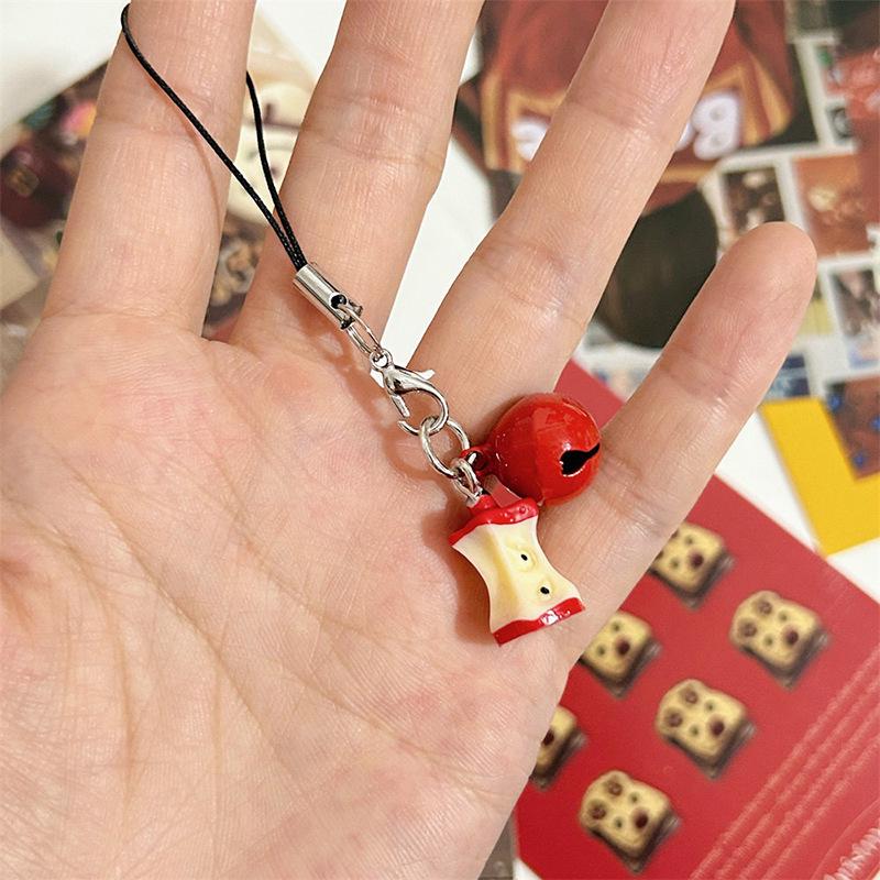 Jellyfish Star Lucky Leaf Wind Chime Keychain & Phone Lanyard Pendant