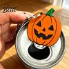 Novelty Holiday Kitchenware Halloween Soda Tab Opener Keychain Cute Skull & Pumpkin Can Puller Reusable Drink Beverage Auxiliary Opener Portable