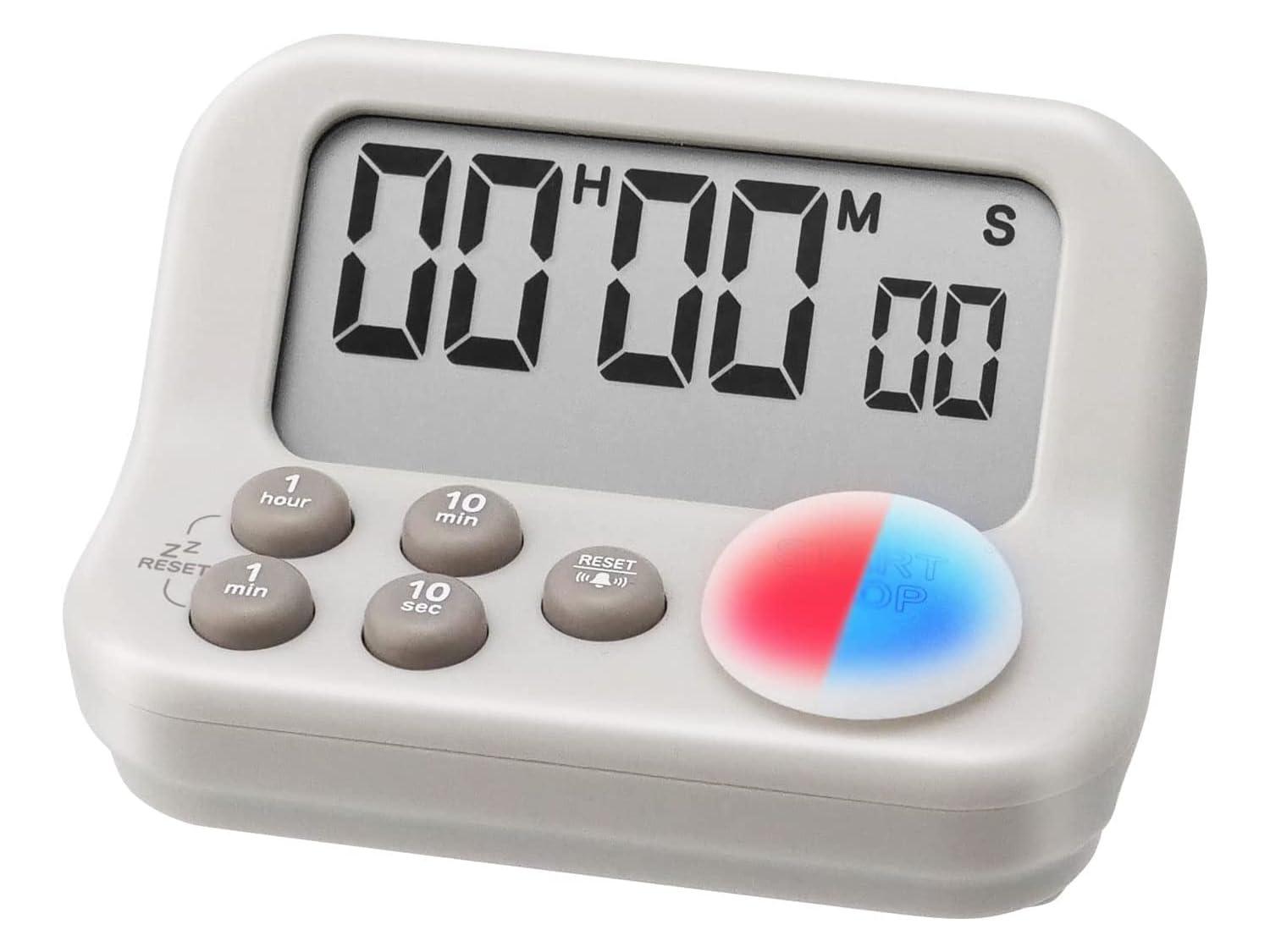 

Dretec Антибактериальный и гигиеничный таймер для учебы Два режима для эффективного обучения Режим таймера Режим будильника Подсветка Бесшумный Таймер для учебы Большой экран Серый